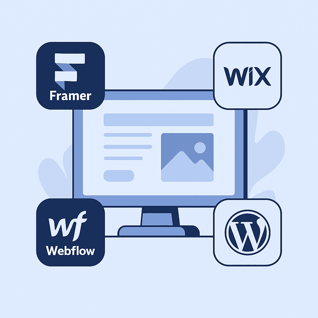 Framer, Webflow, Wix or WordPress: Which Platform Fits Your Needs?