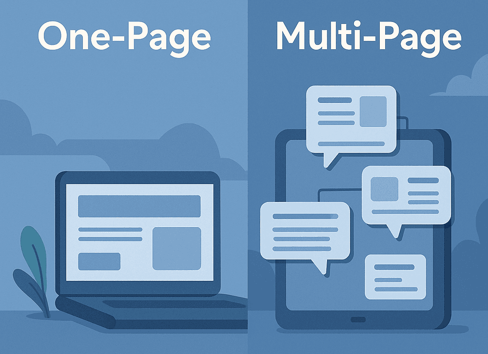 One-Page vs Multi-Page: Which Website Do You Actually Need?